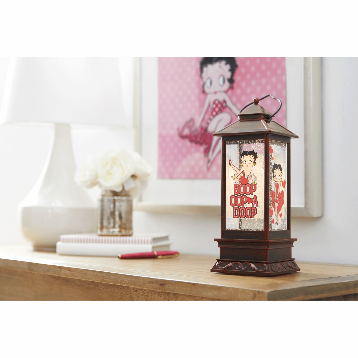 Betty Boop Glitter Lantern | Seventh Avenue