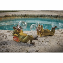 Set of 2 Bubble Gum Frogs, , large