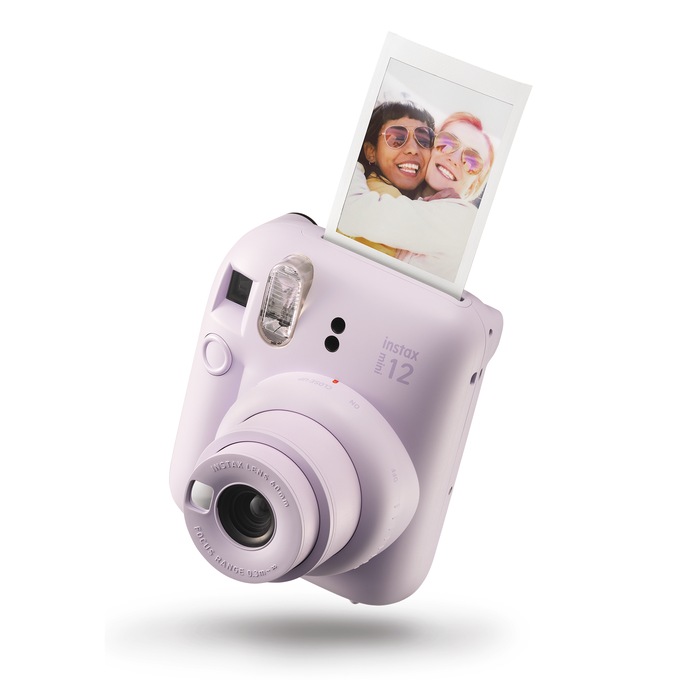 Fujifilm Instax Mini 12 Instant Camera with Built-In Selfie Mirror, Lilac Purple, large