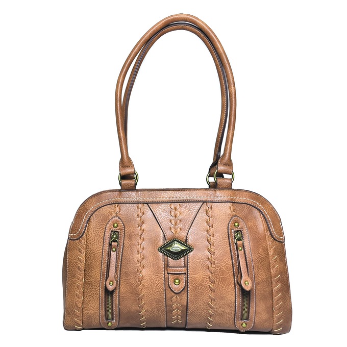 B.O.C. Edgewood Satchel, Saddle, large