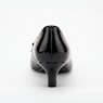 Midnight Velvet Cutout Bow Kitten Heel, Black Patent, large