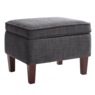 Charlotte Storage Ottoman, , large