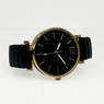 Ladies' Embellished Stretch-Band Colorful Watch, Black, large