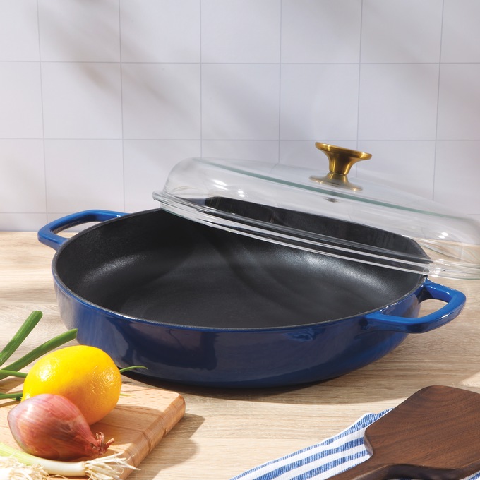 Sur La Table Supper Club 3.75-qt. Enameled Cast Iron Everyday Pan, , large