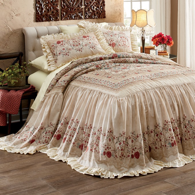 Alexandria Skirted Bedspread Seventh Avenue