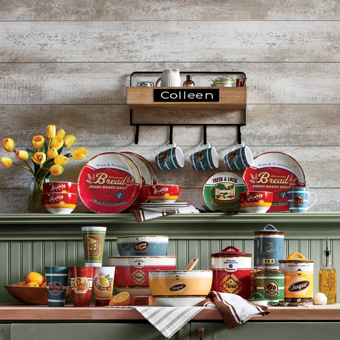 Personalized Wall Shelf with Hooks, , large