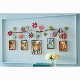 Floral Photo Frame Wall Gallery, , large