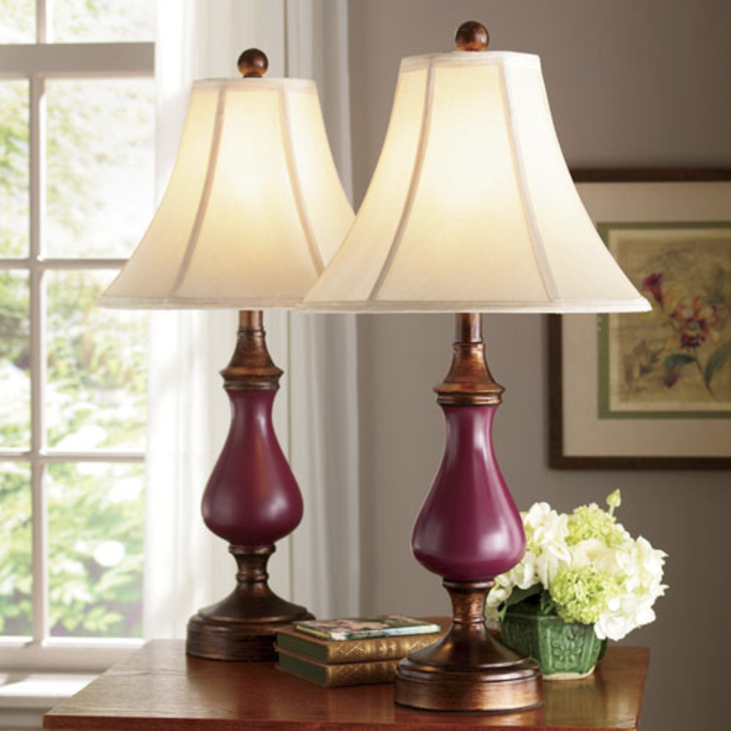 Pair Of Touch Table Lamps Seventh Avenue