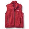 Personalized Men's Fleece Vest with Front Zipper and Embroidered Name, , large