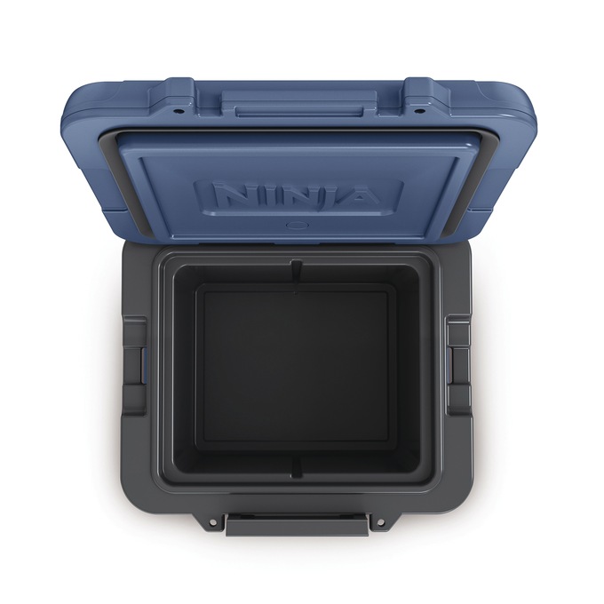 Ninja FrostVault 30-Quart Wheeled Cooler with Dry Zone, Blue, large