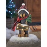 Lit Welcome Christmas Bear, , large