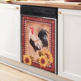 Kitchen Appliance Rooster Magnet, , large