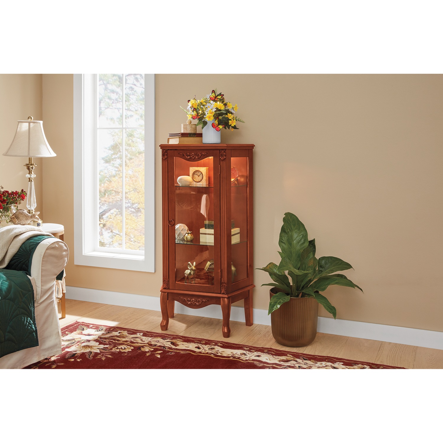 Seventh avenue curio cabinets discount