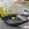 Bobby Flay by GreenPan 11" Cast Iron Square Grill Pan, , large