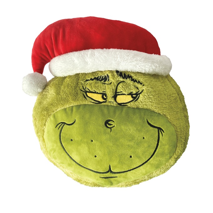 Grinch Accent Pillow, Multi, large