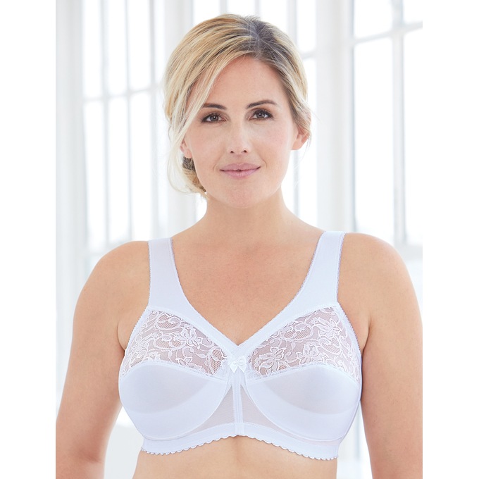 Magic Lift Full-Figure Bra by Glamorise®, White, large