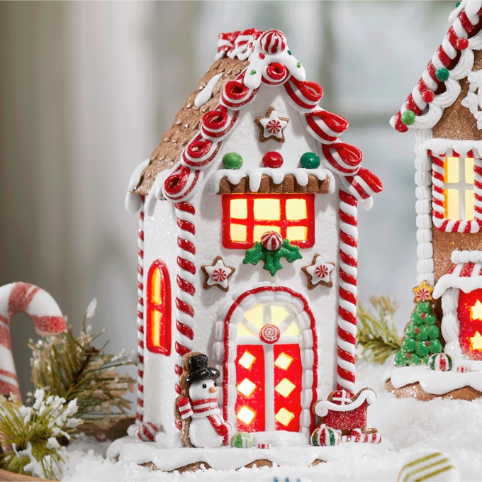 Light Up Gingerbread House, , large