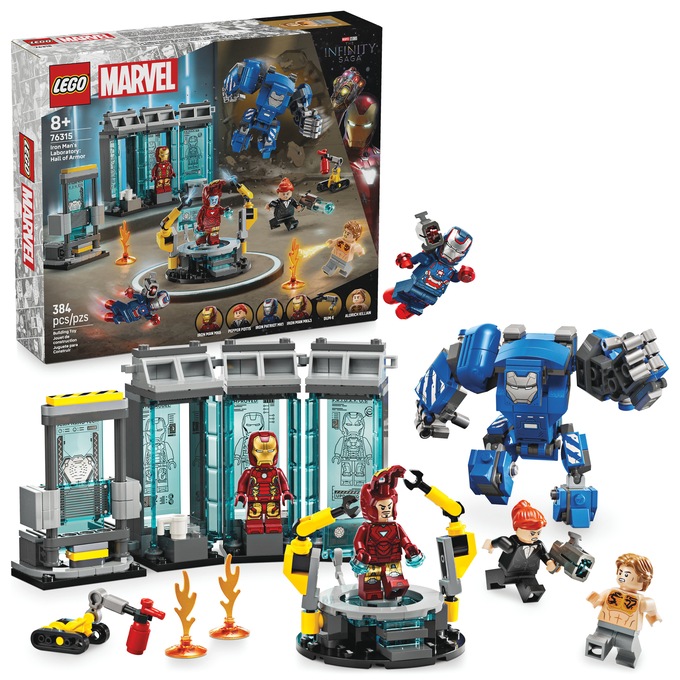 LEGO Marvel Iron Man's Laboratory: Hall of Armor, , large