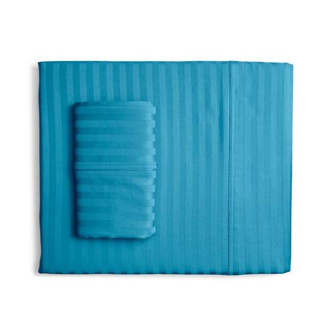 400-Thread Count Egyptian Cotton Woven Stripe Sheet Set, , large