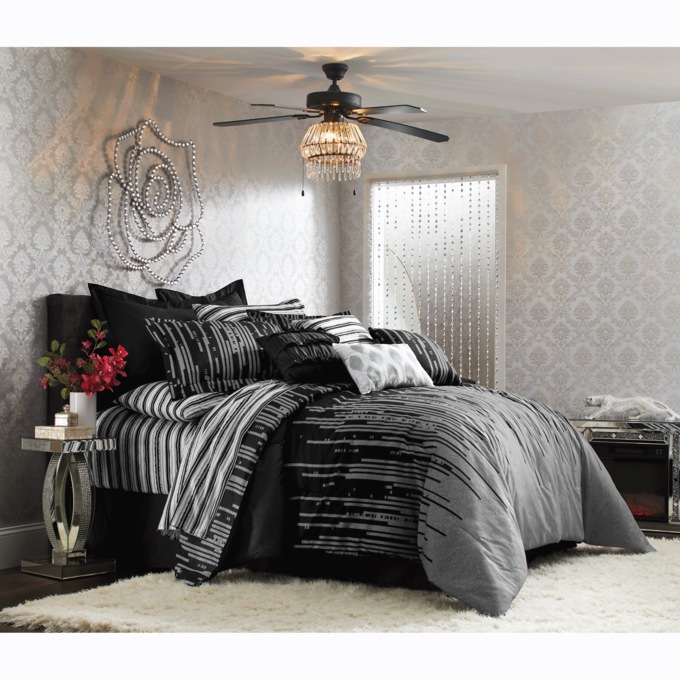 Faux-Crystal Rose Wall Art, , large
