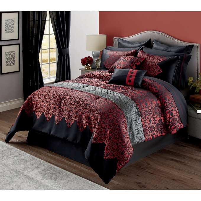 Fingerhut - Ultra-Plush Reversible 3-Pc. Comforter Set - King