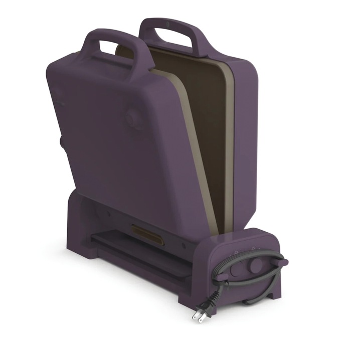 Buy Both & Save: Bella Waffle Maker and Griddle, Plum, large