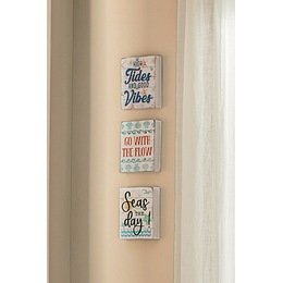 Set of 3 Coastal Sentiment Signs, , large
