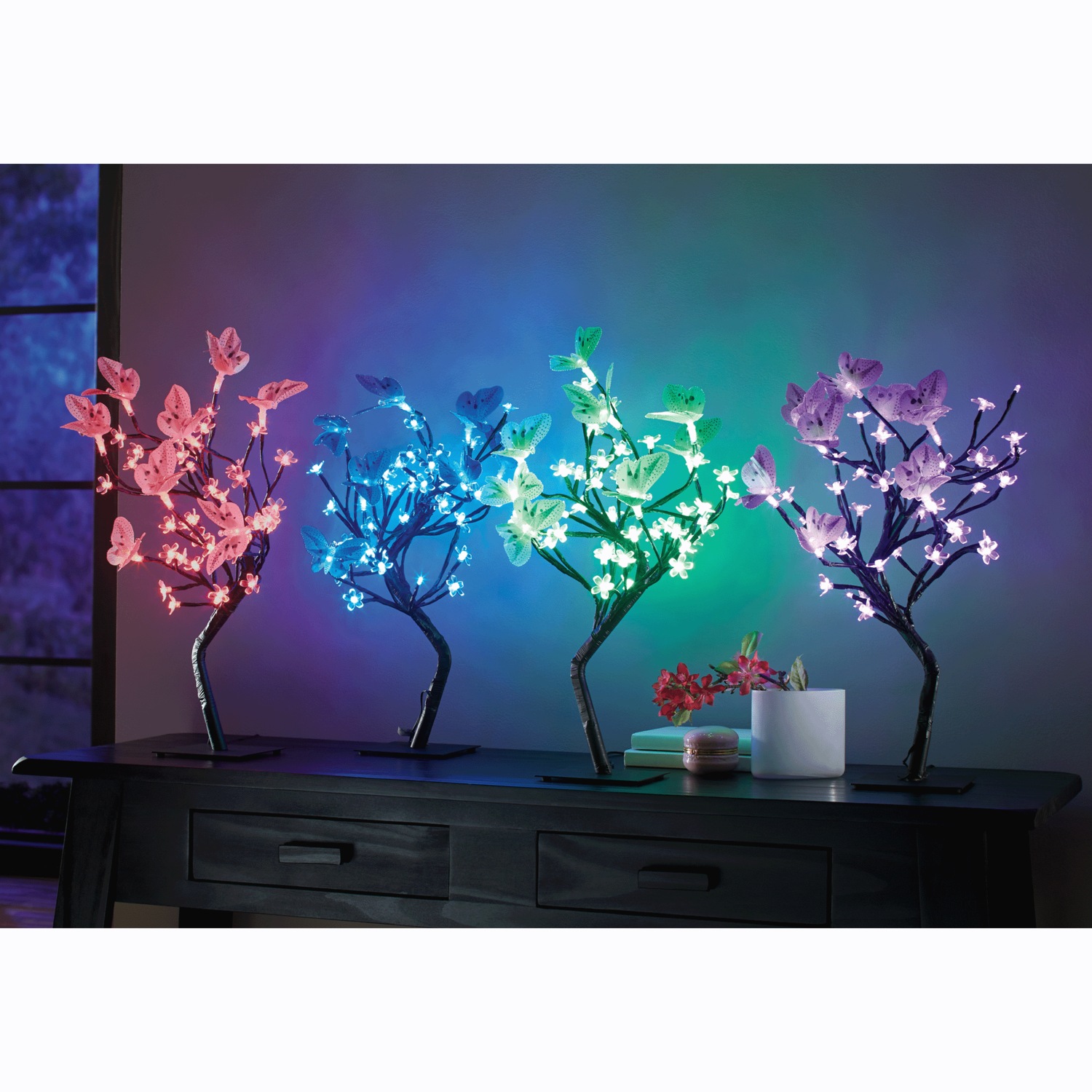 Lighted Butterfly Tree Table Lamp | Seventh Avenue