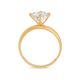 10K Gold Cubic Zirconia Ring, , large