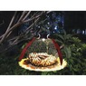 Solar Light Bird Feeder, Red, large
