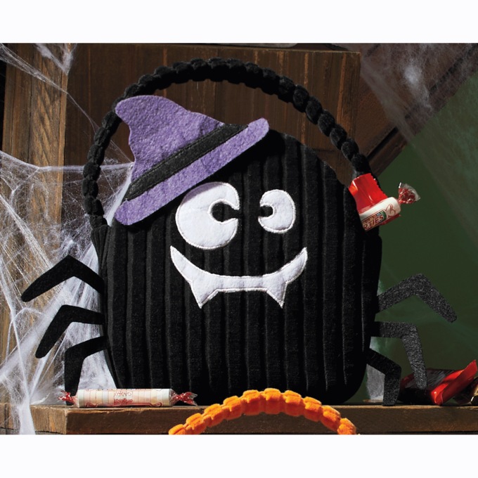 Cloth Halloween Baskets, , large