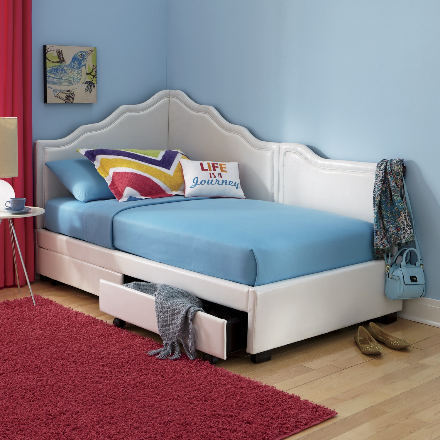 Corner Storage Bed | Seventh Avenue