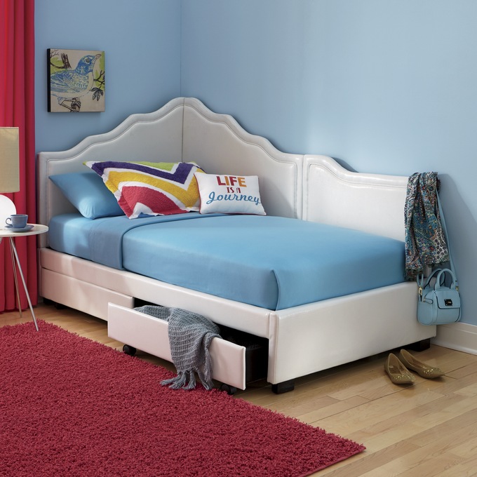 Corner Storage Bed | Seventh Avenue