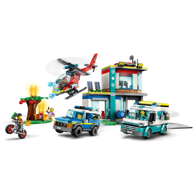 LEGO City Emergency Vehicles HQ, , large