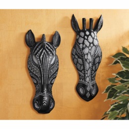 Set of 2 Global Wall Masks, , large