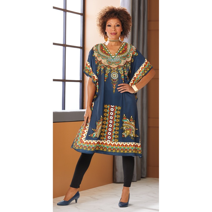 Naveah Short Caftan, , large
