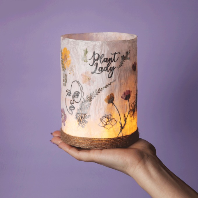 Craft Crush Nature Lantern Kit, , large