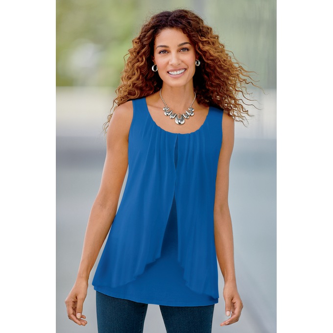 Ultimate Flattering Tunic, Blue, large