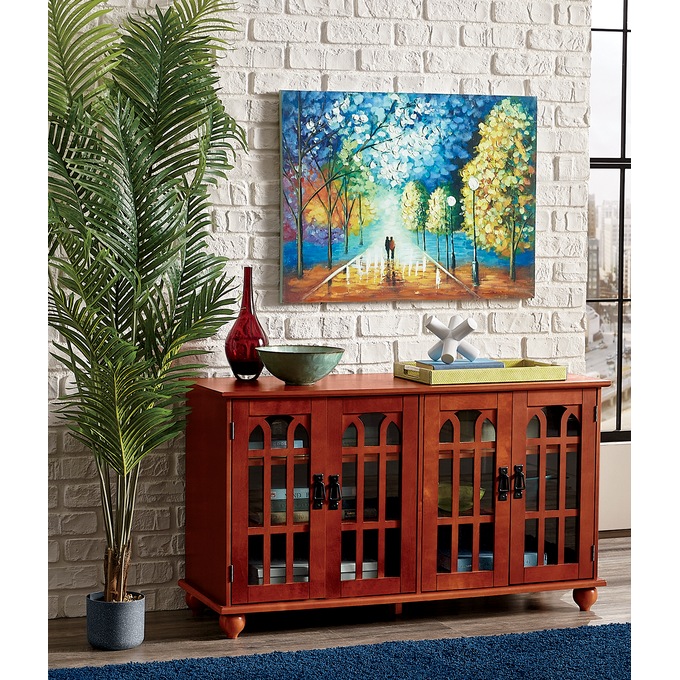 Arched Mission TV Stand, , large