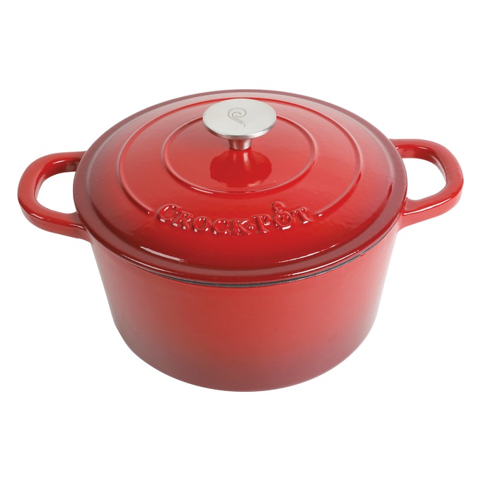 Crock Pot Artisan 5-qt. Enameled Cast Iron Dutch Oven with Lid, , large