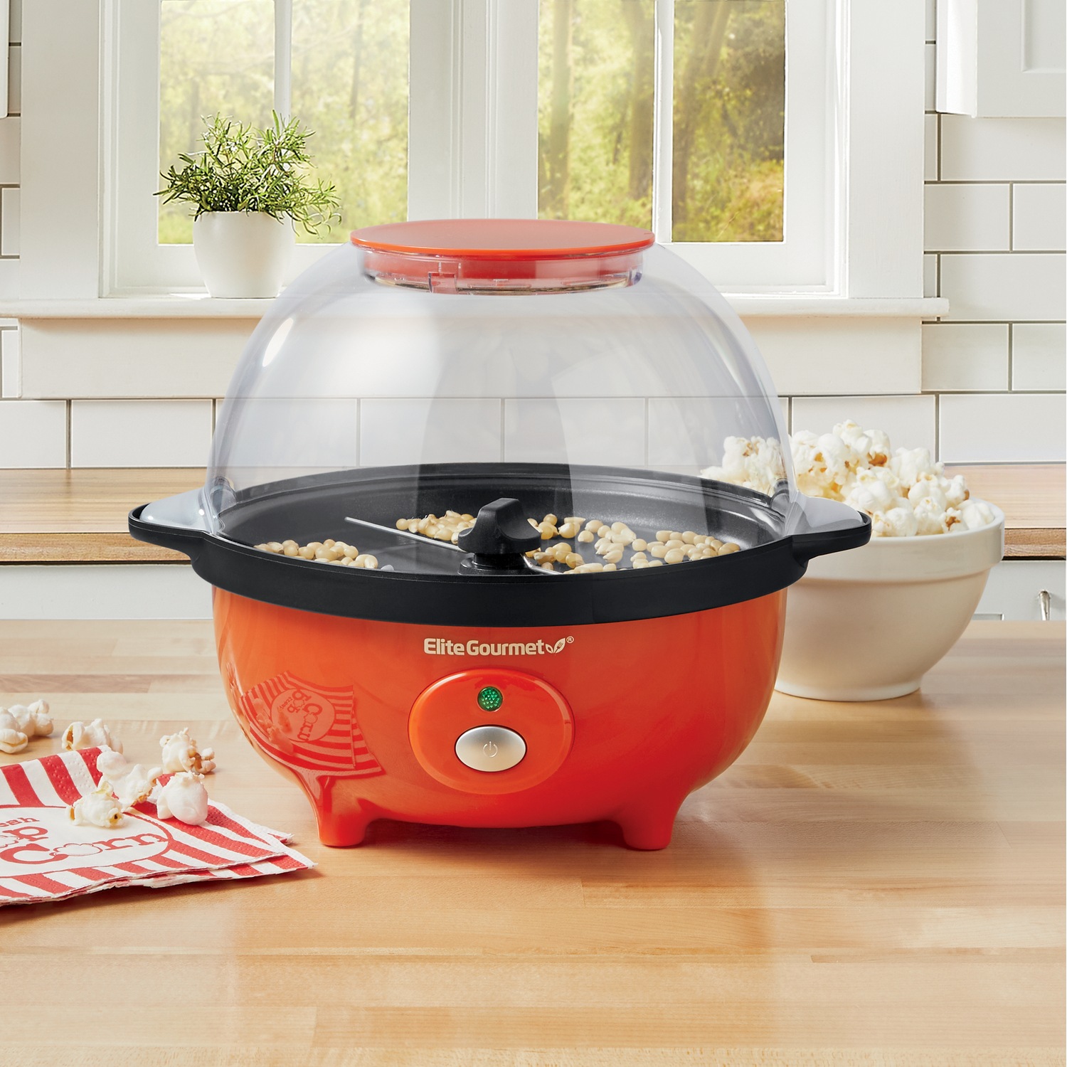 Elite Gourmet 3Qt. Popcorn Maker Seventh Avenue
