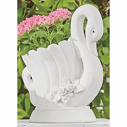 Swan Planter, , large