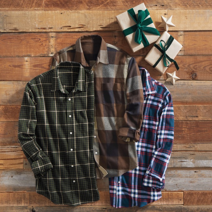 3-Pack Flannel Shirts, , large