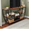 Curved-Iron Powered Console Table, , large