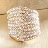 Jeweled Stretch-Band Ring, , large