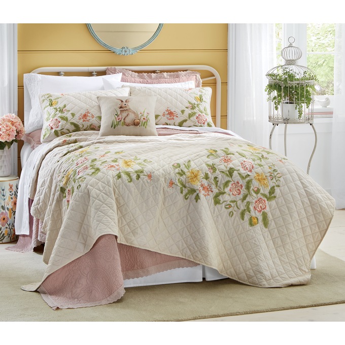 Liz Embroidered Sham, , large