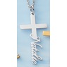 Personalized Name Cross Pendant, , large