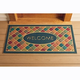Warm Welcome Indoor/Outdoor Doormat - 24" x 48", , large