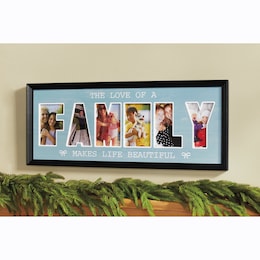 Family Cutout Picture Frame, , large