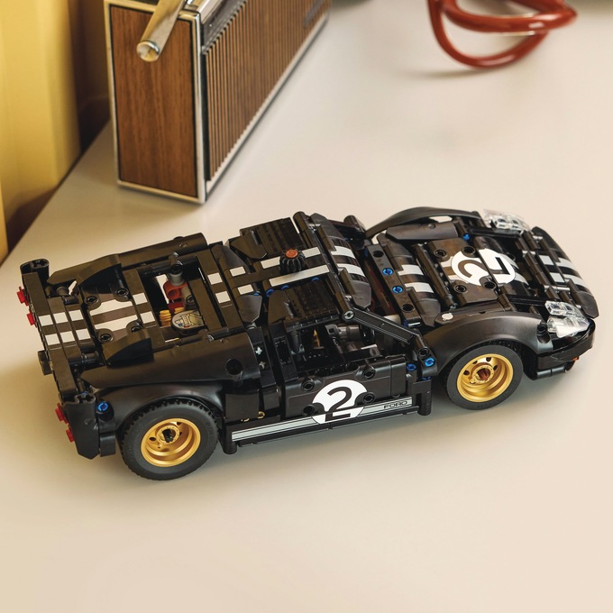 LEGO Technic 1966 Ford GT40 MKII Race Car, Black, large